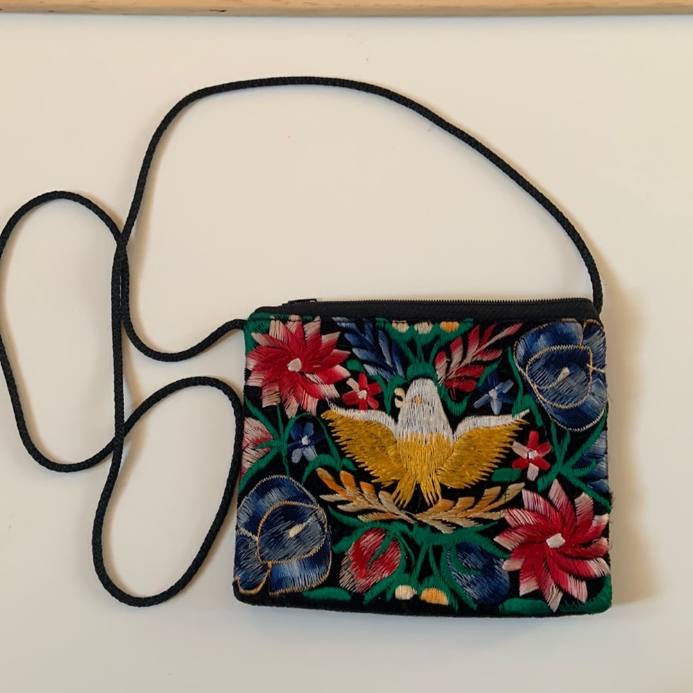 Black little purse.